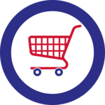 Shopping trolley icon