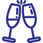 Zwei Champagnerglaeser