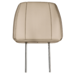 Beige Kopfst&uuml;tze eines Autositzes